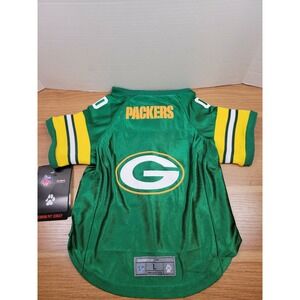GREEN BAY PACKERS NFL Little Earth Production Dog Pet Premium Jersey Large